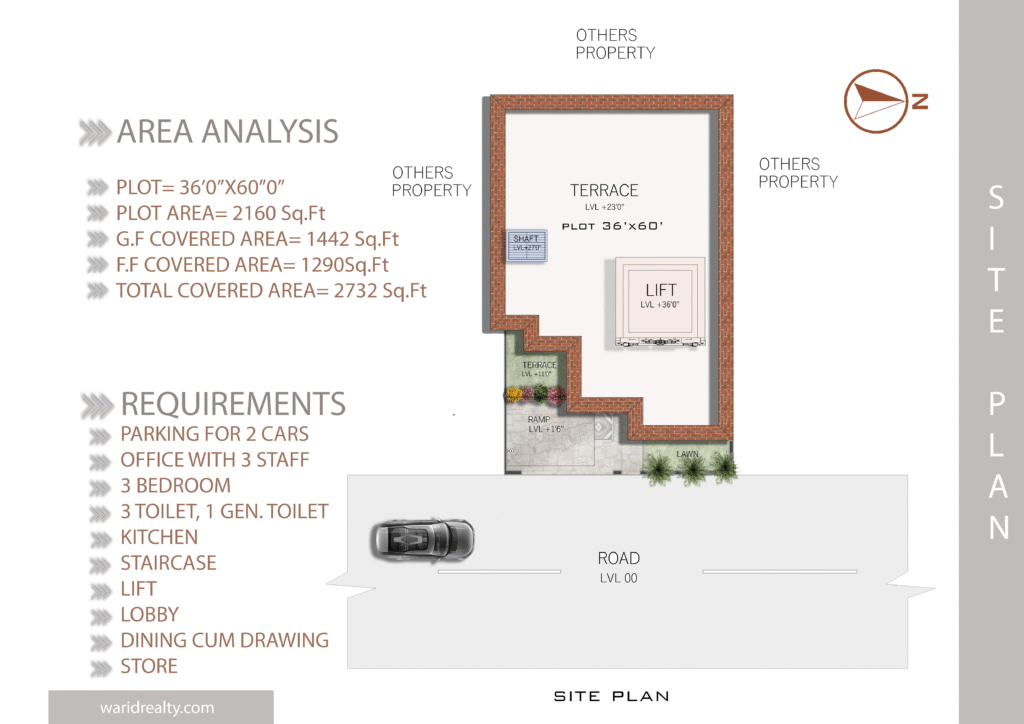 villa site plan