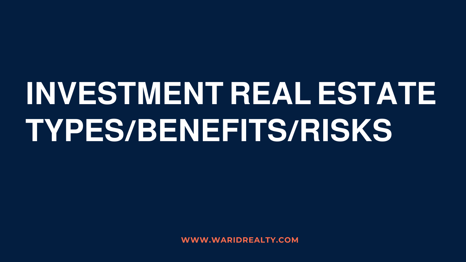 investment real estate