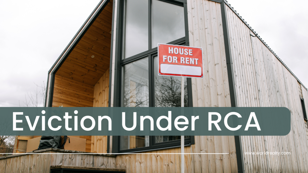 Eviction under Rent Control Act