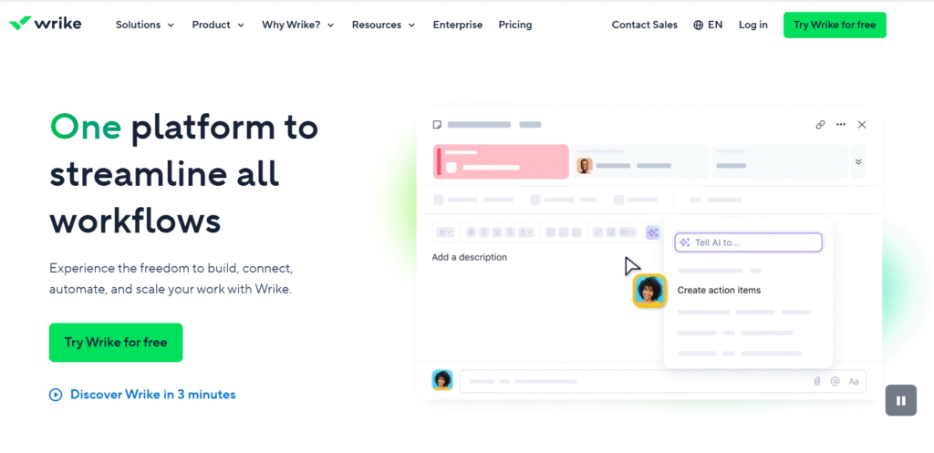 Wrike Versatile & Robust Project Management Software