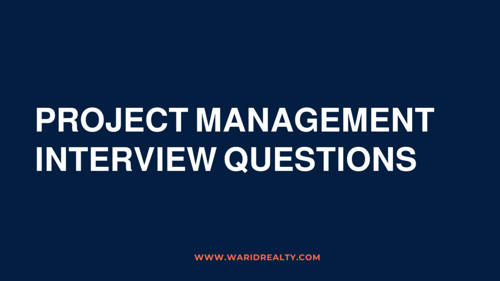 Project Management Interview Questions