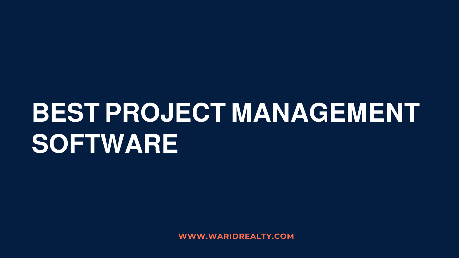 Best Project Management Software