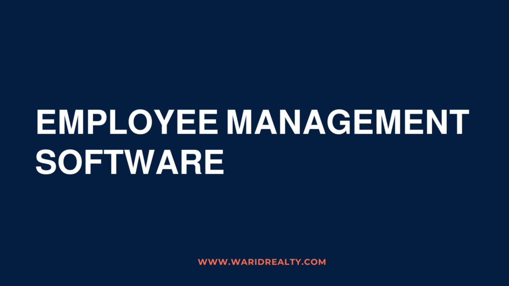 employee management software and tools