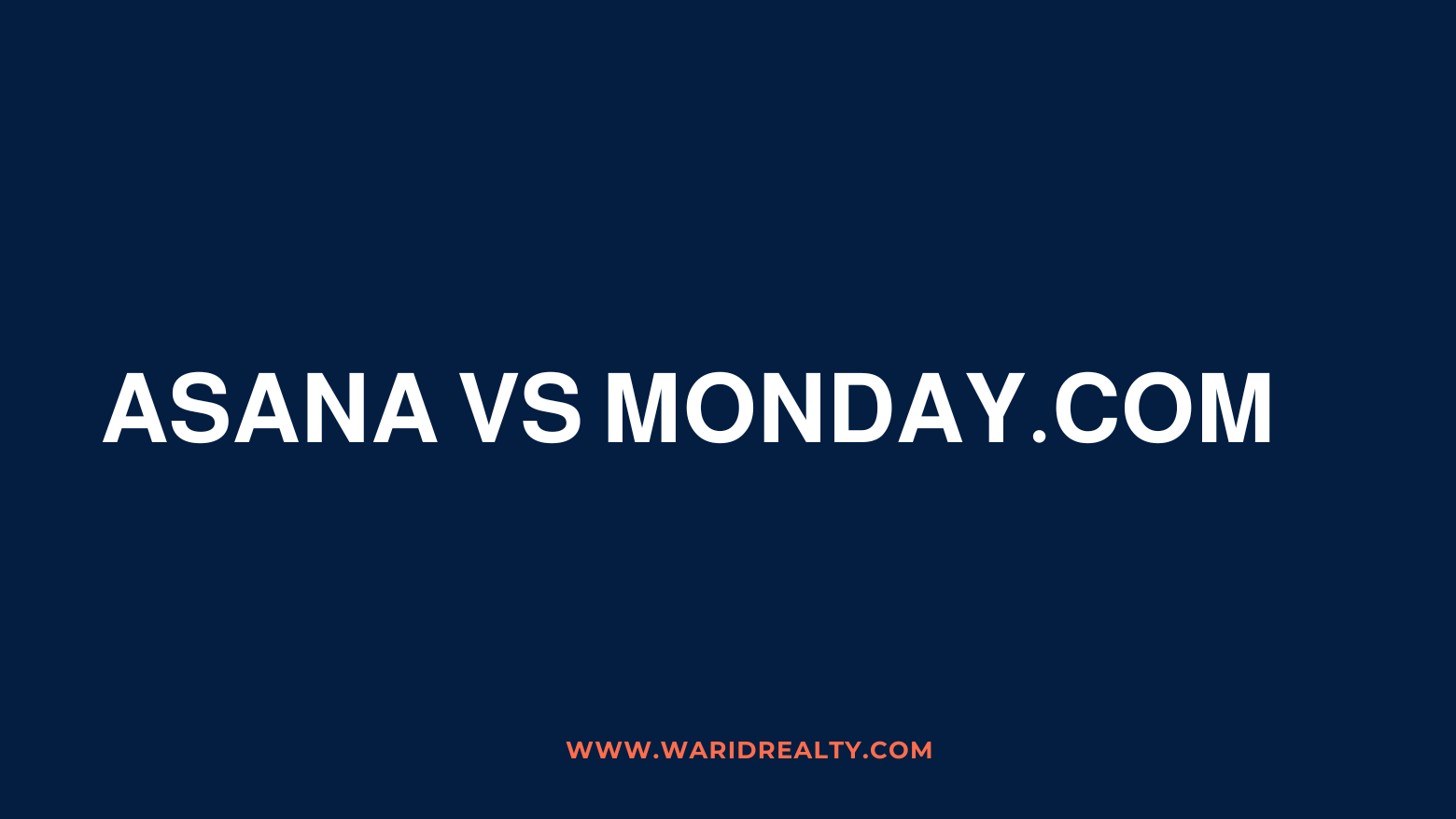 Asana vs. Monday project management
