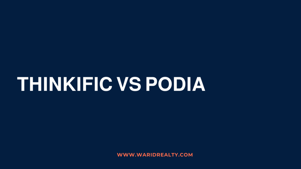 Thinkific vs. podia