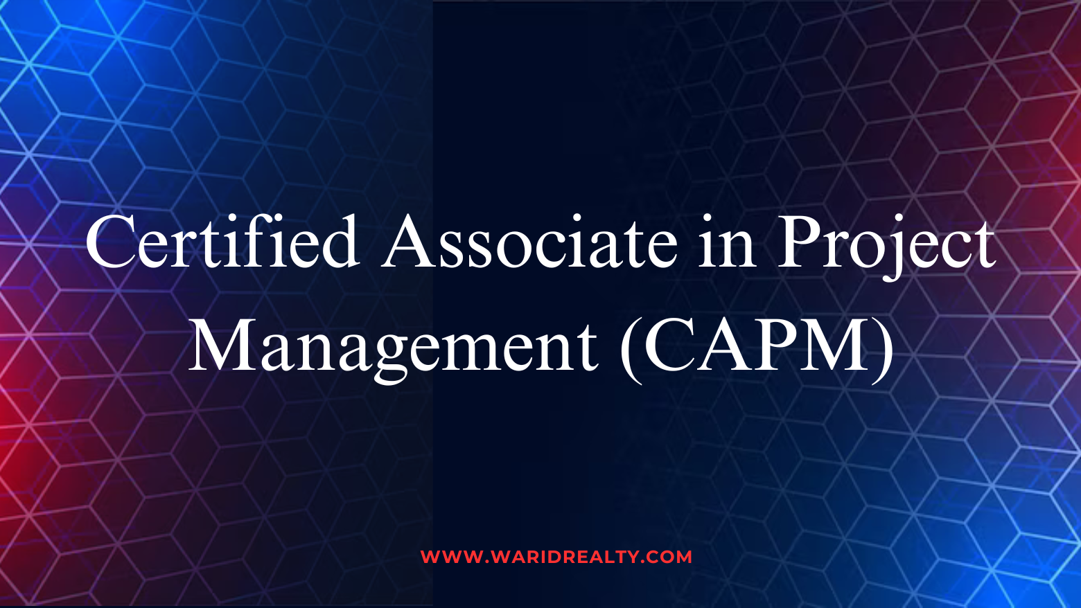 Certified Associate in Project Management CAPM