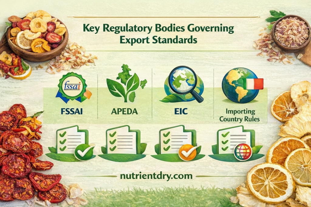 Key Regulatory Bodies Governing Export Standards