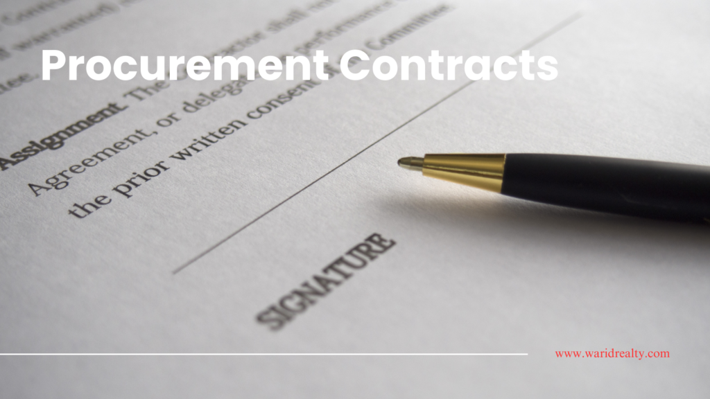 Procurement Contracts types
