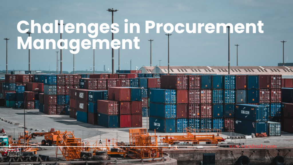Challenges in Procurement Management