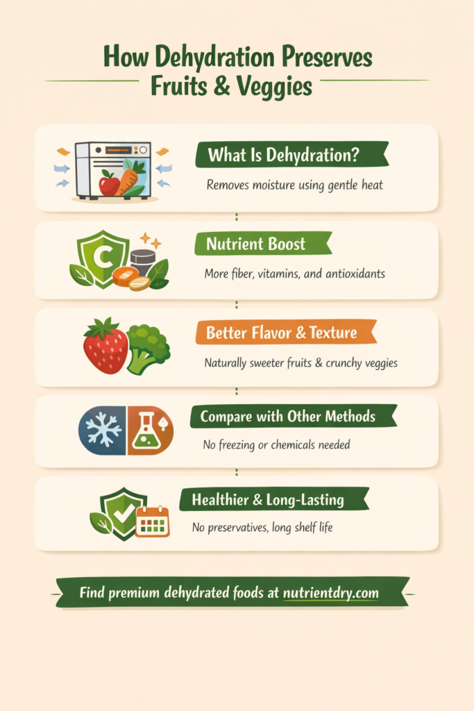 how dehydration preserves fruits and vegetables