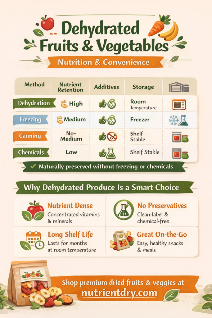 dehydrated fruits and vegetables supplier