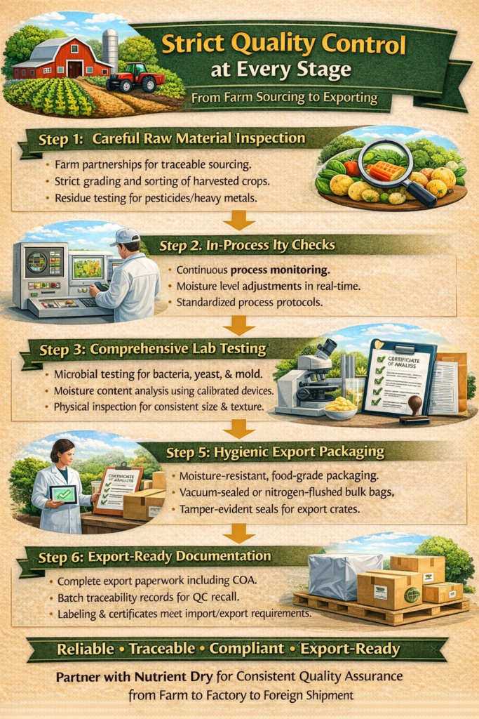 Strict Quality Control at Every Stage