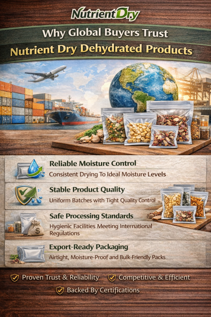 Why Global Buyers Trust Nutrient Dry Dehydrated Products